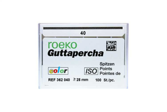 roeko gutta percha points color coded 40 100 (productfoto)