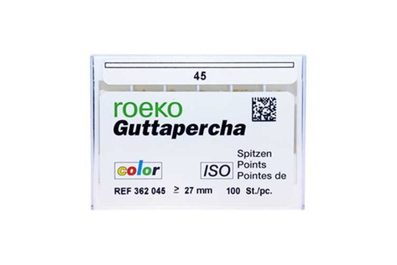 roeko gutta percha points color coded 45 100 (productfoto)