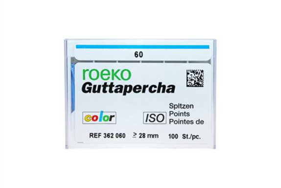 roeko gutta percha points color coded 60 100 (productfoto)