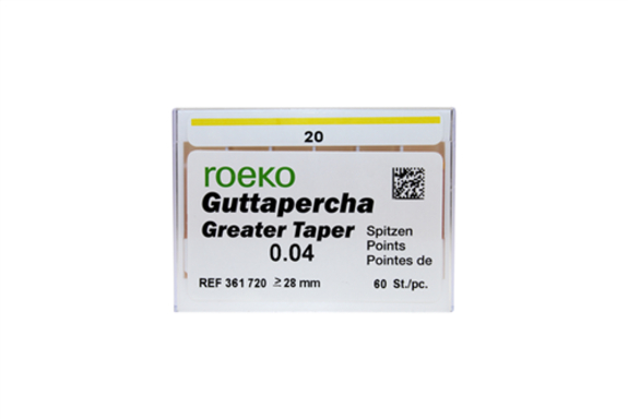 roeko gutta percha greater taper 04 20 60 (productfoto)