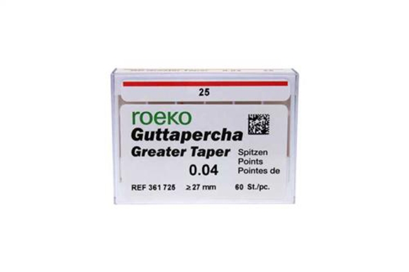 roeko gutta percha greater taper 04 25 60 (productfoto)