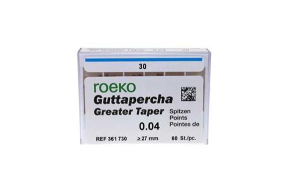 roeko gutta percha greater taper 04 30 60 (productfoto)