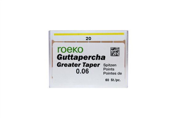 roeko gutta percha greater taper 06 20 60 (productfoto)