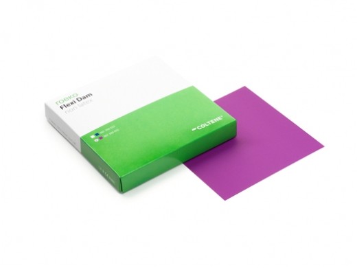 flexi-dam non latex paars 152x152mm 30 stuks (productfoto)