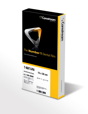 carestream dental t-mat-g 15x30cm groen 50 (productfoto)