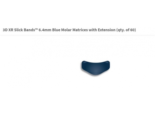 3d xr slick bands 6.4mm blue molar w/ext. bands 60 (productfoto)