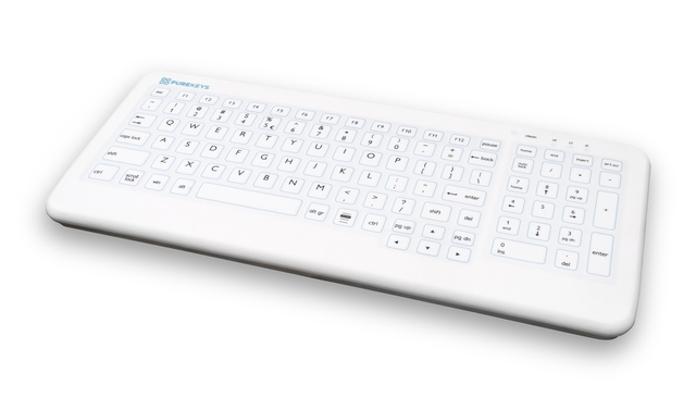 purekeys hygienisch silicone toetsenbord bedraad (productfoto)