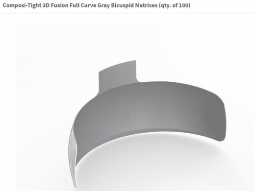 composi-tight 3d fusion full curve gray bicuspid 50 (productfoto)