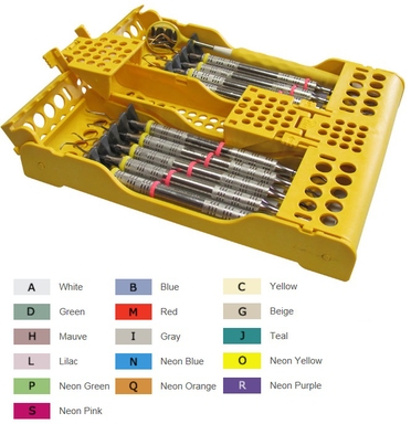 zirc ez jett cassette voor 10 instrumenten wit (productfoto)