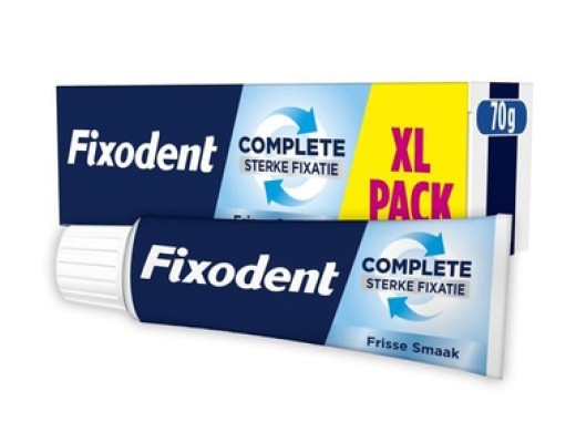 fixodent kleefpasta original extra forte groot 70.5 gram (productfoto)