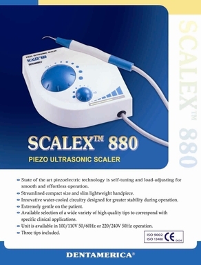 dentamerica scalex 880 piezo ultrasonic scaler plus +3tips (productfoto)