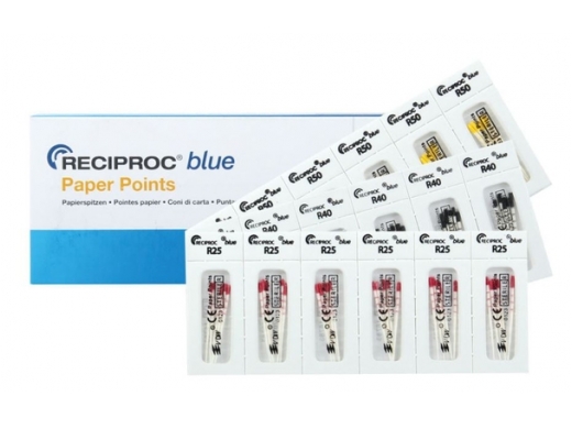 vdw reciproc blue paper points assorted 29mm 180 (productfoto)