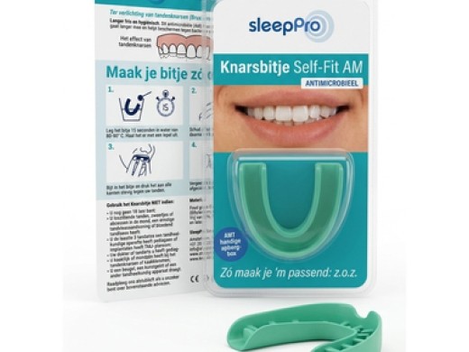 sleeppro knarsbitje self-fit anti-microbieel am per stuk (productfoto)
