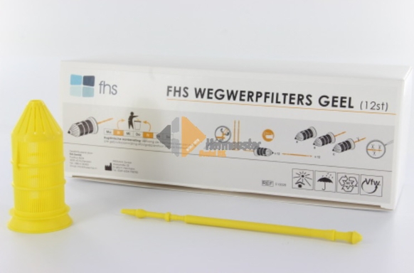 fhs wegwerpfilters geel 12 (productfoto)