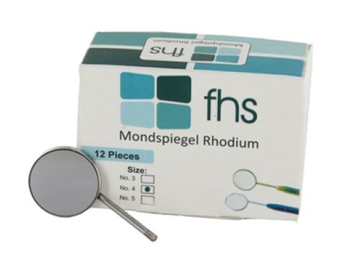 polodent rhodium front 22 mm nr. 4 12 stuks (productfoto)