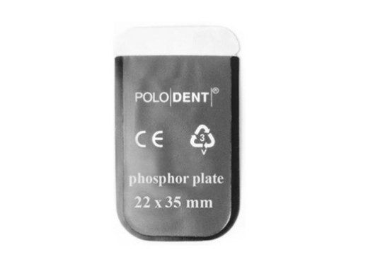 polodent fosforplaat hoesjes grootte 0 / 22x35mm 300 stuks (productfoto)