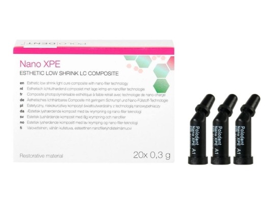 polodent nano xpe composiet capsules a1 20x0.3 gram (productfoto)