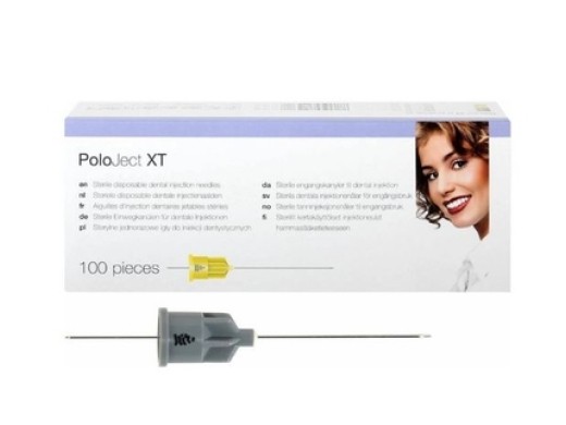 poloject xt injectienaalden 27g kort 25x0,4mm gr 100 stuks (productfoto)