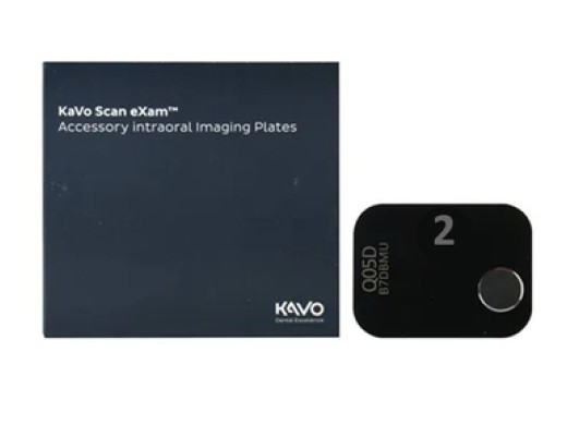 kavo scan exam imaging plates std size 2 / 3x4cm 6 stuks (productfoto)