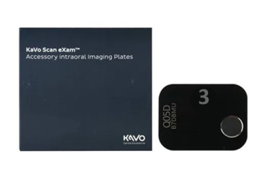 kavo scan exam imaging plates std size 3 / 3x5cm 6 stuks (productfoto)
