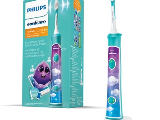 sonicare kids hx6322/04 elek.tandenborstel blauw per stuk (productfoto)