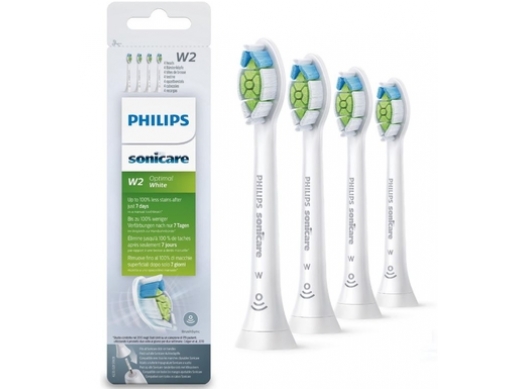 sonicare w2 optimal white hx6064/10 opzetborstels 4 (productfoto)