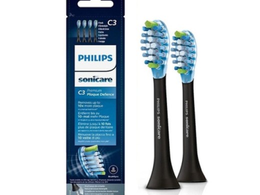 sonicare c3 premium pl.def. hx9042/88 opzetb.zwart 2 stuks (productfoto)