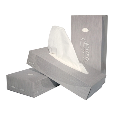 facial tissues 21x21cm clean & clever 40x100 (productfoto)