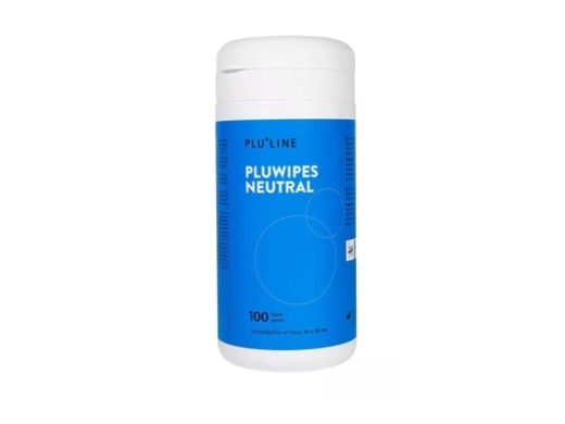pluwipes neutraal lege bus voor desinfectiedoekjes per stuk (productfoto)
