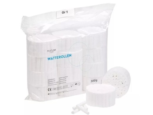 pluline wattenrollen grootte 1 300 gram (productfoto)