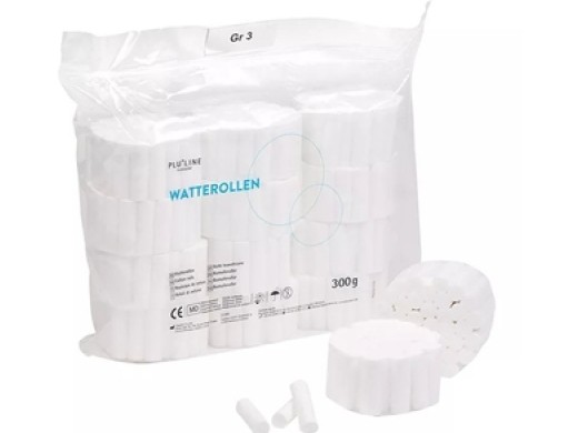 pluline wattenrollen grootte 3 300 gram (productfoto)