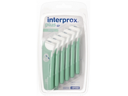 interprox plus phd 1,1 micro groen blister 1x6 (productfoto)