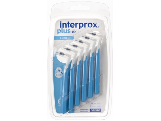 interprox plus phd 1,7 conical blauw blister 1x6 (productfoto)