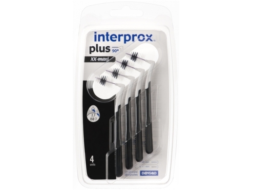 interprox plus phd 2,9 xx-maxi conical zwart blist 1x4 (productfoto)