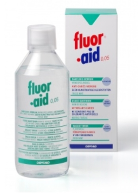 fluor.aid natriumfluoride 0.05% mondpoelmiddel 500 (productfoto)