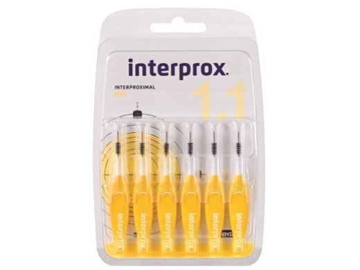 interprox phd 1,4 mini geel blister 6 (productfoto)