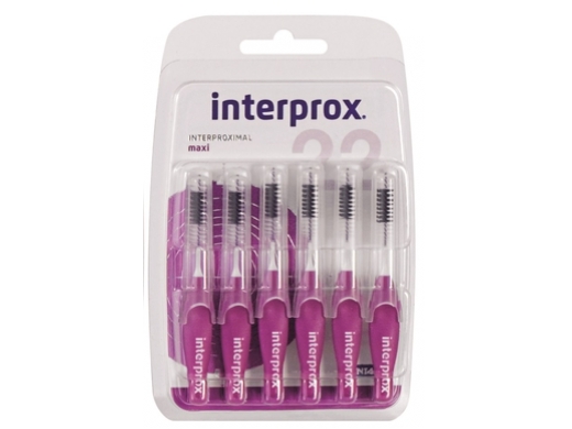 interprox phd 2,3 maxi conical paars blister 6 (productfoto)