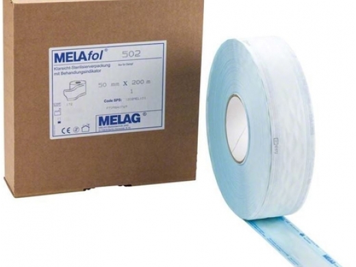 melafol sterilisatiefolie op rol 5 cm 200 (productfoto)