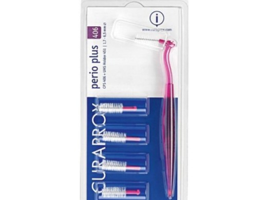 curaprox cps 406 perio start fuchsia + houders 5 stuks (productfoto)