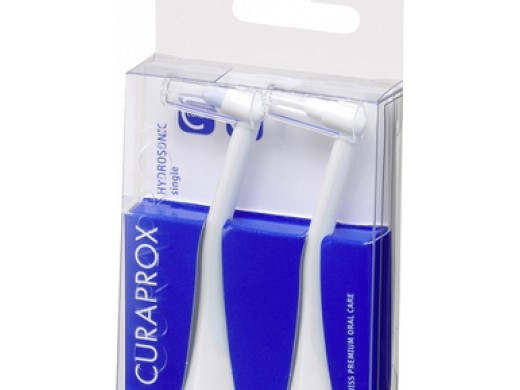 curaprox hydrosonic pro opzetborstels single duo 2 stuks (productfoto)