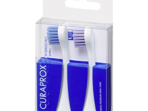 curaprox hydrosonic pro opzetborstels power duo 2 stuks (productfoto)