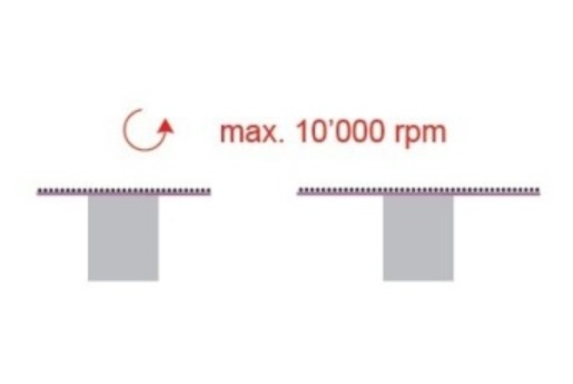 maxflex snap-on discs paars/medium finishing 10mm 100 (productfoto)