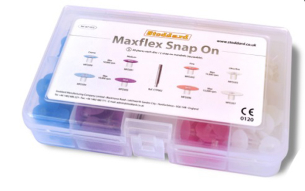 maxflex snap-on discs set (+ 2 mandrellen) 8x30 (productfoto)