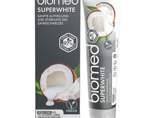 biomed superwhite tandpasta 100 ml (productfoto)