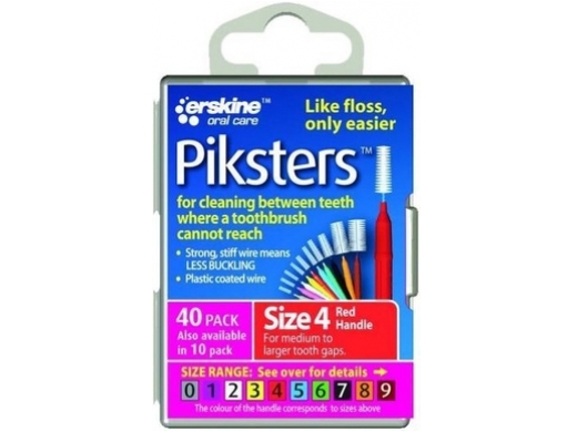 piksters ragers size 4 rood box 40 (productfoto)