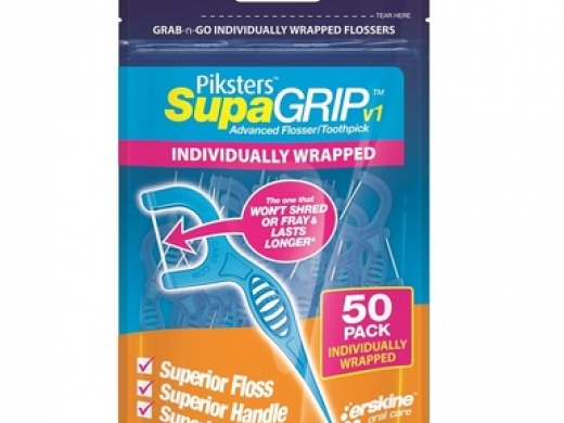 piksters supagrip floss met houder 50 (productfoto)