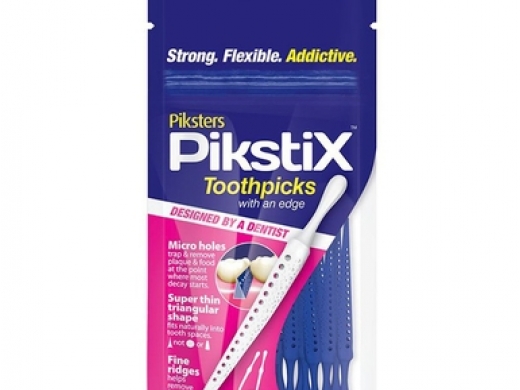 pikstix plastic tandenstokers met micro holes 30 (productfoto)