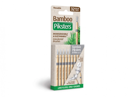 bamboo piksters ragers size 0 x-fijn donkergrijs 32 (productfoto)