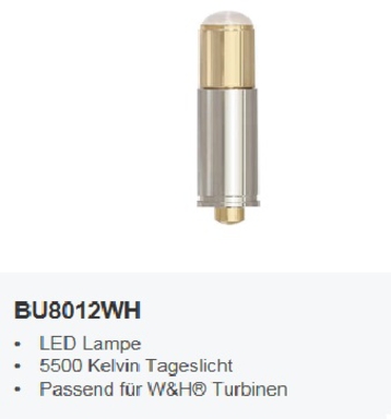 mk-dent led reserve lamp voor w&h turbines (productfoto)