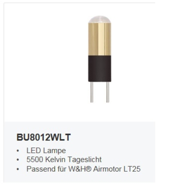 mk-dent led reserve lamp voor w&h motoren lt25 (productfoto)